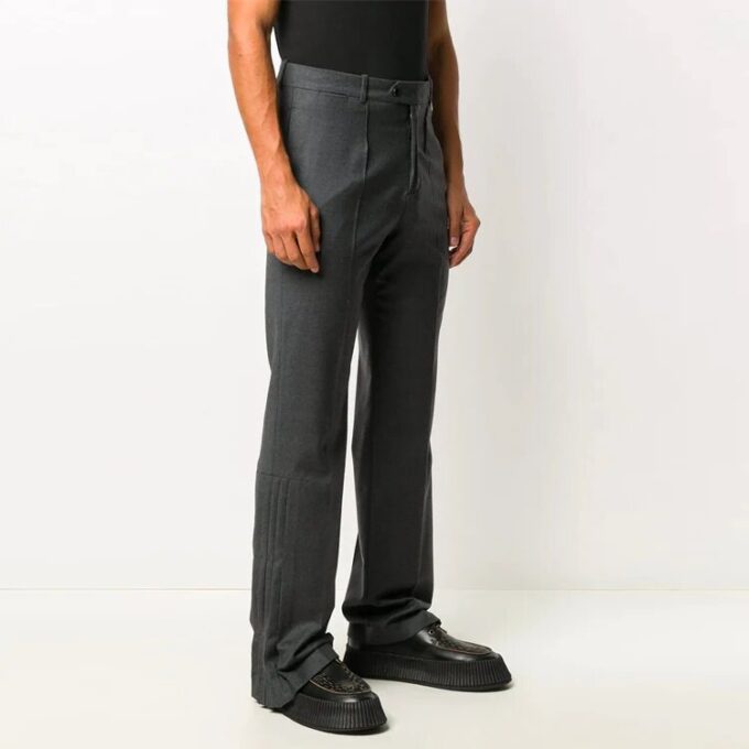 Off-White Men’ s FW21 Suit Casual Long Pants/Trousers Gray