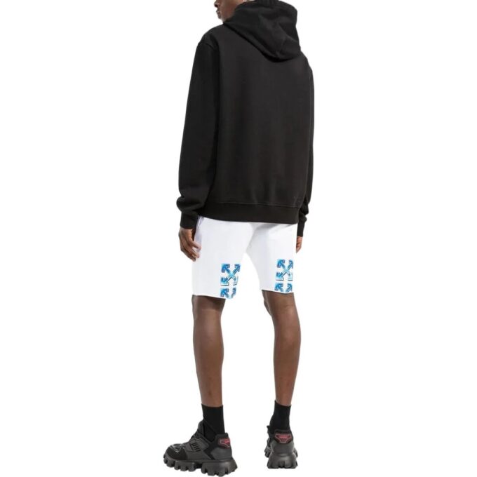 Off-White Men’ s FW22 Alphabet Logo Printing Casual Shorts Version White
