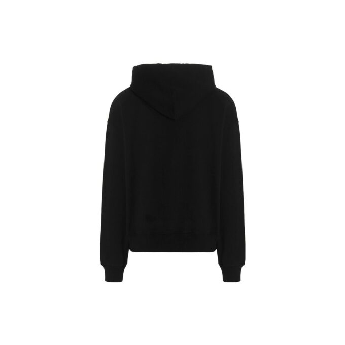 Off-White Men’ s FW22 Alphabet Logo Printing Hooded Long Sleeves Loose Fit Black