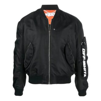 Off-White Men’ s FW22 Alphabet Logo Short Jacket Version Black