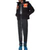 Off-White Men’ s FW22 Alphabet Zipper Hooded With Down Feather Jacket Black