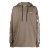 Off-White Men’ s FW22 Arrow Logo Printing Drawstring Loose Fit Khaki