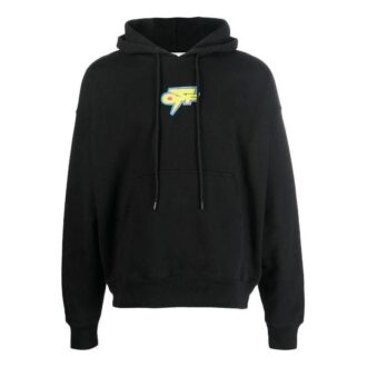 Off-White Men’ s FW22 Back Arrow Printing Long Sleeves Loose Fit Autumn Black