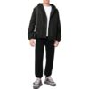 Off-White Men’ s FW22 Back Classic Logo Printing Hooded Jacket Ordinary Version Black