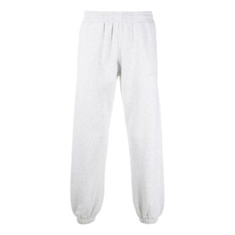Off-White Men’ s FW22 Back Logo Printing Bundle Feet Sports Pants/Trousers/Joggers Gray