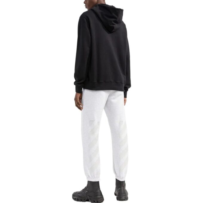 Off-White Men’ s FW22 Back Logo Printing Bundle Feet Sports Pants/Trousers/Joggers Gray