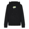 Off-White Men’ s FW22 Back Logo Printing Hooded Long Sleeves Ordinary Version Black