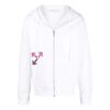 Off-White Men’ s FW22 Back Logo Printing Long Sleeves Jacket Loose Fit White