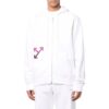 Off-White Men’ s FW22 Back Logo Printing Long Sleeves Jacket Loose Fit White