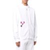 Off-White Men’ s FW22 Back Logo Printing Long Sleeves Jacket Loose Fit White