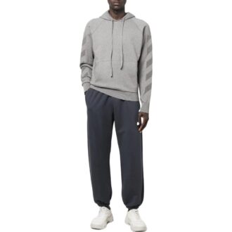 Off-White Men’ s FW22 Casual Pattern Printing Gray