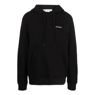 Off-White Men’ s FW22 Diagonal Stripes Printing Long Sleeves Black