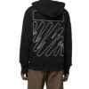 Off-White Men’ s FW22 Diagonal Stripes Printing Long Sleeves Black