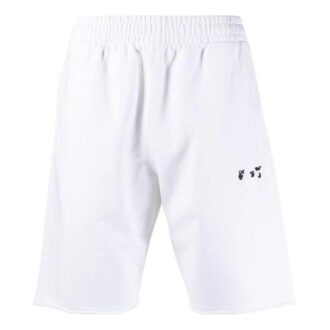 Off-White Men’ s FW22 Logo Casual Shorts Version White