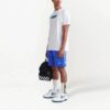 Off-White Men’ s FW22 Logo Diagonal Stripes Printing Drawstring Lacing Casual Shorts Version Blue
