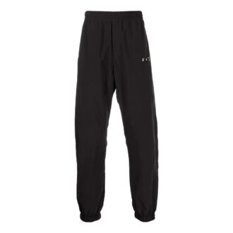 Off-White Men’ s FW22 Logo Printing Bundle Feet Sports Pants/Trousers/Joggers Black