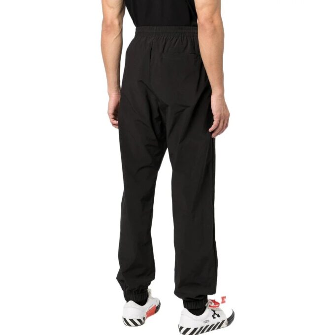 Off-White Men’ s FW22 Logo Printing Bundle Feet Sports Pants/Trousers/Joggers Black