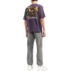 Off-White Men’ s FW22 Solid Color Belt Casual Long Pants/Trousers Gray
