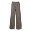 Off-White Men’ s FW22 Solid Color Logo Embroidered Casual Pants/Trousers Loose Fit Gray