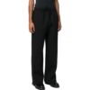 Off-White Men’ s FW22 Solid Color Logo Embroidered Straight Sports Pants/Trousers/Joggers Loose Fit Black
