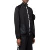 Off-White Men’ s FW22 Solid Color Logo Webbing Zipper Jacket Black