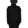 Off-White Men’ s FW22 Solid Color Logo Webbing Zipper Stand Collar Jacket Black