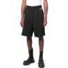 Off-White Men’ s FW22 Solid Color Pattern Printing Straight Shorts Black