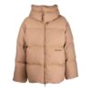 Off-White Men’ s FW22 Solid Color With Down Feather Jacket Fitted Fit Brown