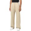 Off-White Men’ s FW22 Stripe Printing Drawstring Straight-Leg Casual Pants/Trousers Beige