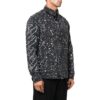 Off-White Men’ s FW22 Twill Printing Single Breasted Long Sleeves Ordinary Version Black Shirt