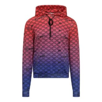 Off-White Men’ s Gradient Alphabet Red Blue
