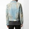 Off-White Men’ s Graffiti Denim Blue Jacket