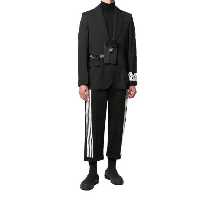 Off-White Men’ s Lacing Suit Black Jacket
