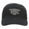 Off-White Men’ s Logo Alphabet Printing Black Cap
