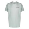 Off-White Men’ s Logo Embroidered Cotton Short Sleeve Green T-Shirt