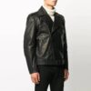 Off-White Men’ s Logo Pattern Jacket Black