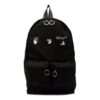 Off-White Men’ s Logo Printing Black Backpack