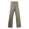 Off-White Men’ s Logo Printing Cargo Straight-Leg Casual Pants/Trousers Military Green