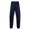 Off-White Men’ s Logo Solid Color Casual Long Pants/Trousers Loose Fit Blue