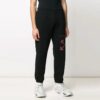 Off-White Men’ s Logo Spider Pattern Printing Bundle Feet Sports Pants/Trousers/Joggers Black