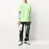 Off-White Men’ s Logo Tie Dye Cargo Casual Pants/Trousers Loose Fit Black