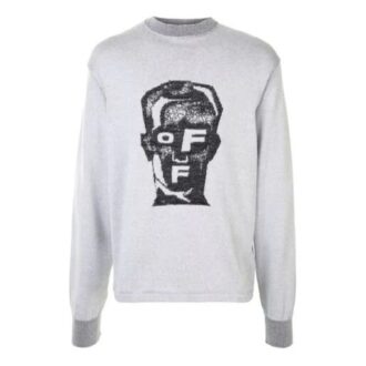 Off-White Men’ s Mask Knit Gray