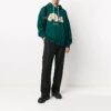 Off-White Men’ s Multiple Pockets Straight Solid Color Casual Long Pants/Trousers Black