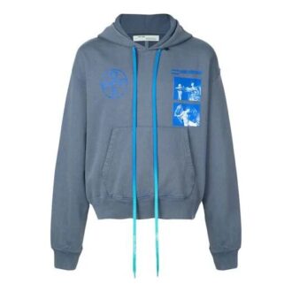 Off-White Men’ s Painting Drawstring Blue
