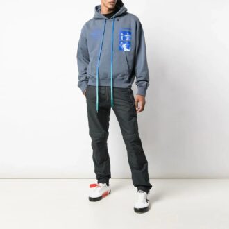 Off-White Men’ s Painting Drawstring Blue