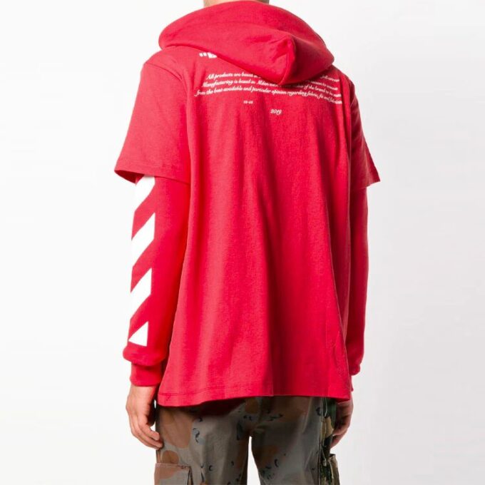 Off-White Men’ s Portrait Printing Red