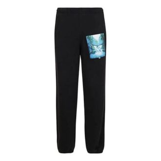Off-White Men’ s Printing Black Pants