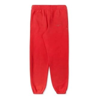 Off-White Men’ s Printing Logo Red Sports Pants/Trousers/Joggers