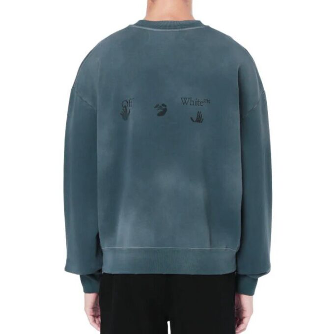 Off-White Men’ s Printing Round Neck Blue