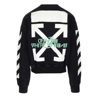 Off-White Men’ s Pullover Loose Printing Black